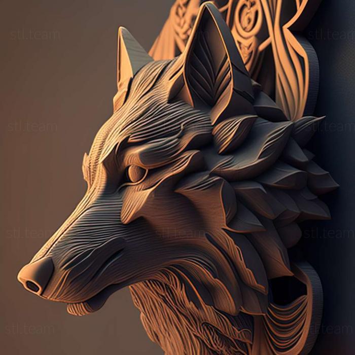 3D model Argo wolf famous animal (STL)